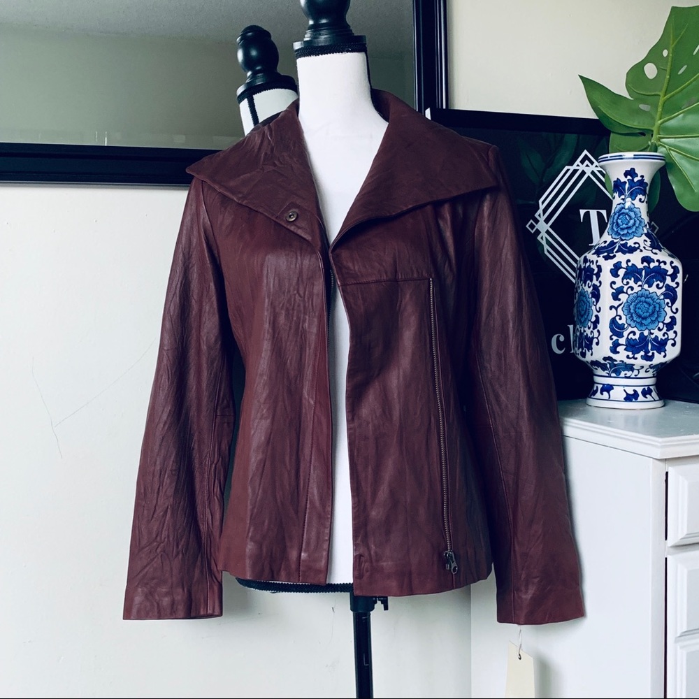 Leather Moto Jacket